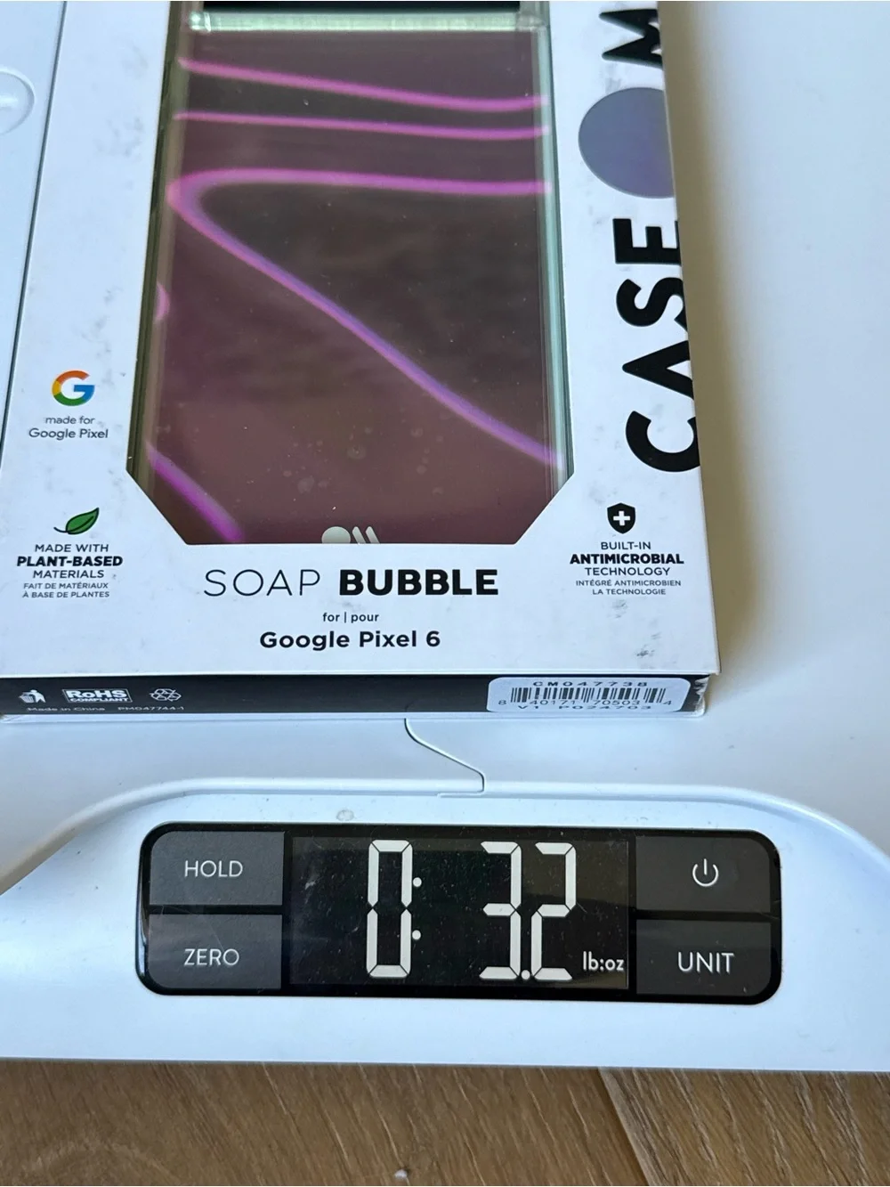 New Case-mate Soap Bubble Google Pixel 6 Case Iridescent Pink Purple